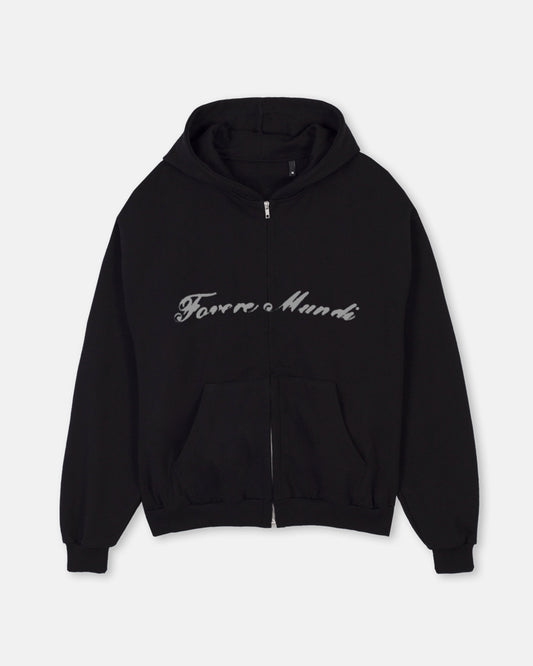 Fovere Mundi Zip Hoodie Black