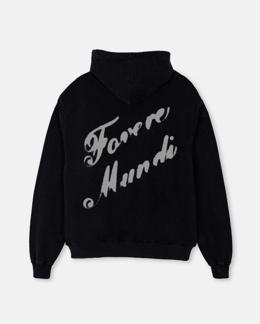 Fovere Mundi Zip Hoodie Black